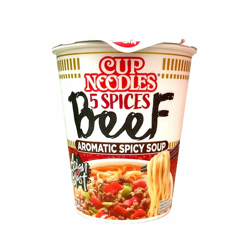 Cup Noodles al manzo Asian Blast beef spicy soup 64g