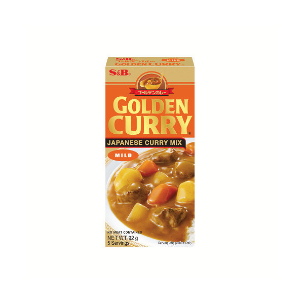 Golden Curry giapponese gusto Mild aromatico e delicato (5 porzioni) 92g
