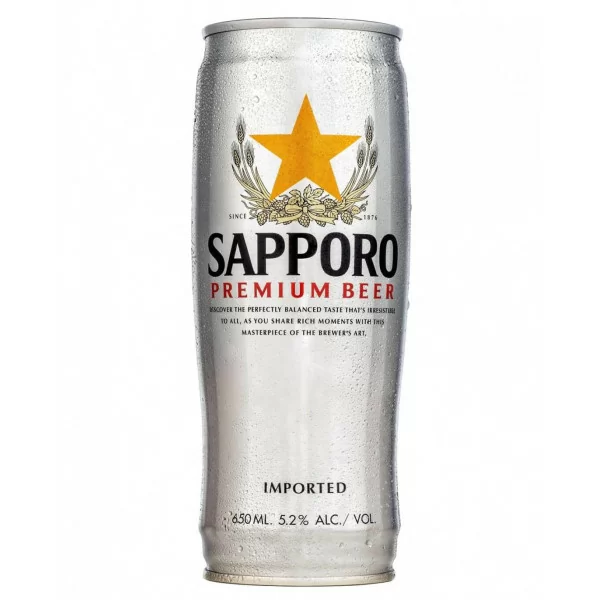 Birra Sapporo Silver lattina da 650ml