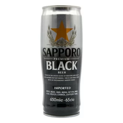 Birra Sapporo Black lattina...