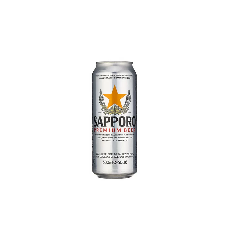 Birra Sapporo Premium lattina da 500ml