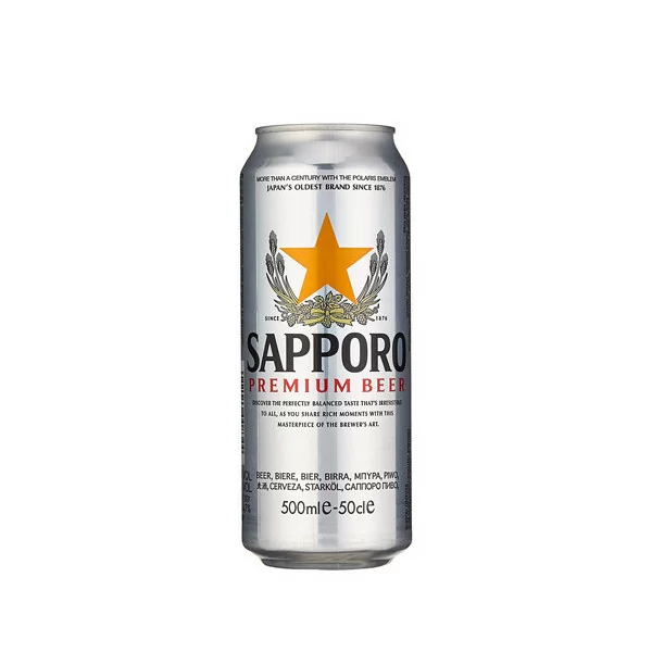 Birra Sapporo Premium lattina da 500ml