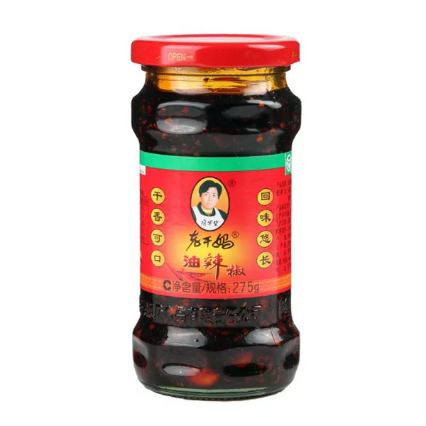 L'originale Lao Gan Ma salsa piccante con peperoncino, arachidi e pepe del sichuan 275g SCADENZA 23/02/2024