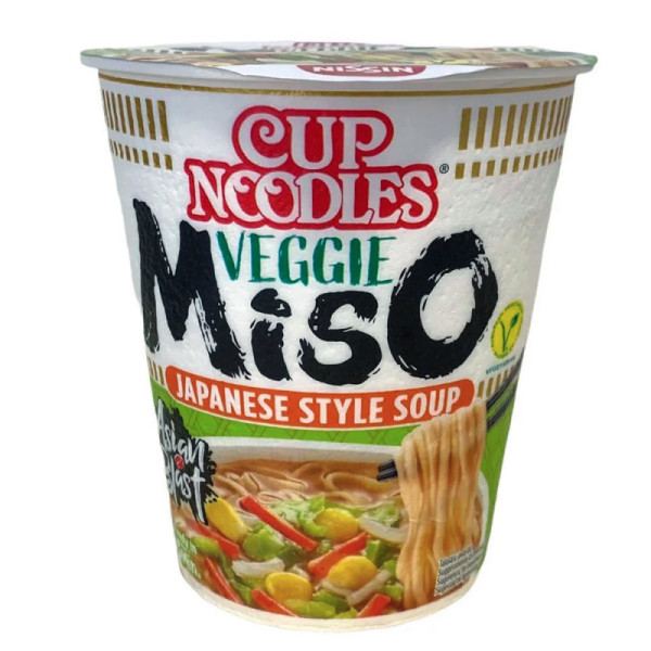 Cup Noodles veggie in zuppa di miso giapponese 67g