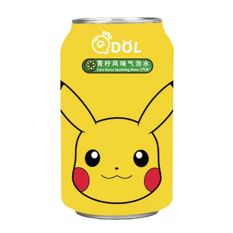 Qdol Pokemon - Pikachu gusto Lime 330ml