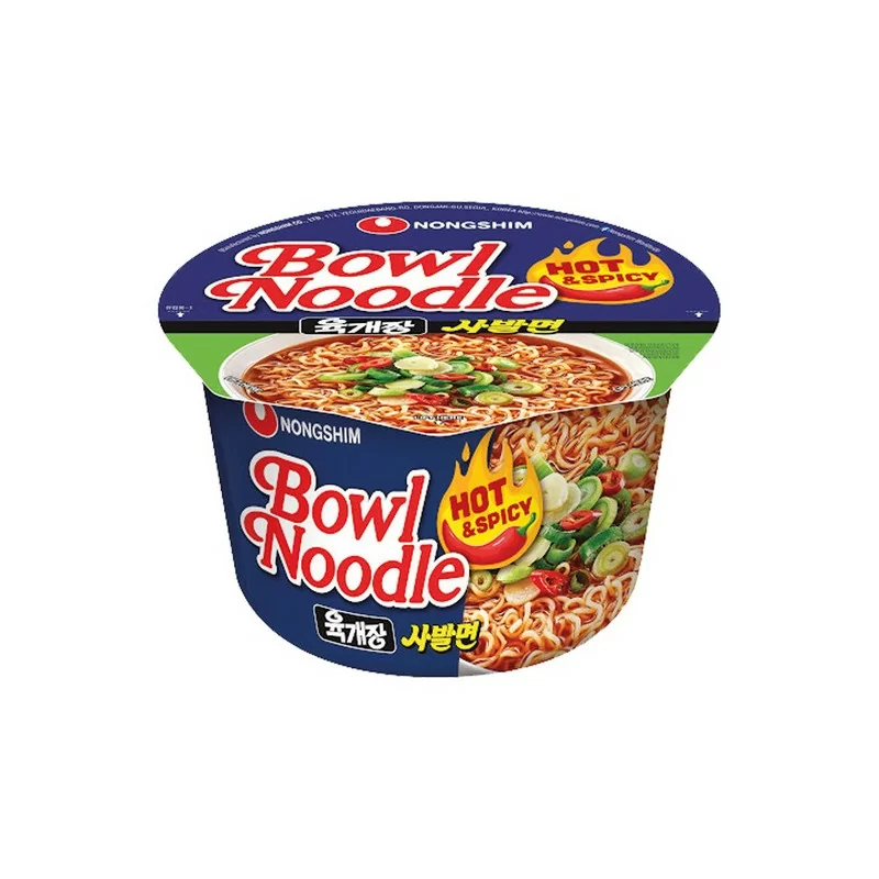 Yukgaejang Bowl Noodle istantanei Hot & Spicy 100g