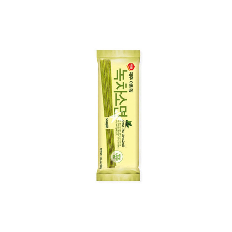 Noodles aromatizzati al tè verde di Jeju 300g