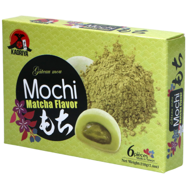 Mochi di riso glutinoso al tè Matcha 210g