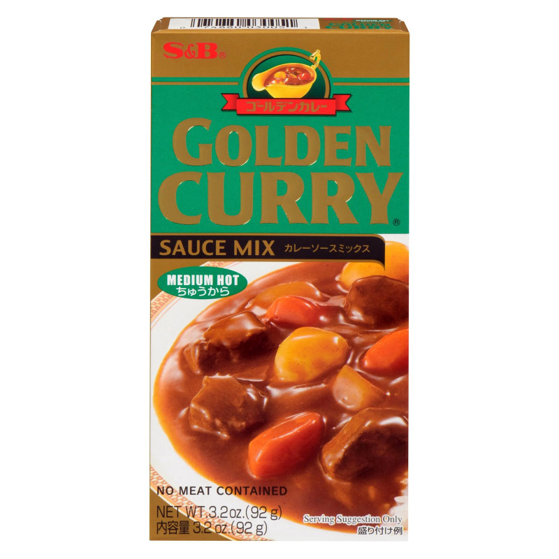 Golden Curry Mix giapponese medio piccante (5 Porzioni)