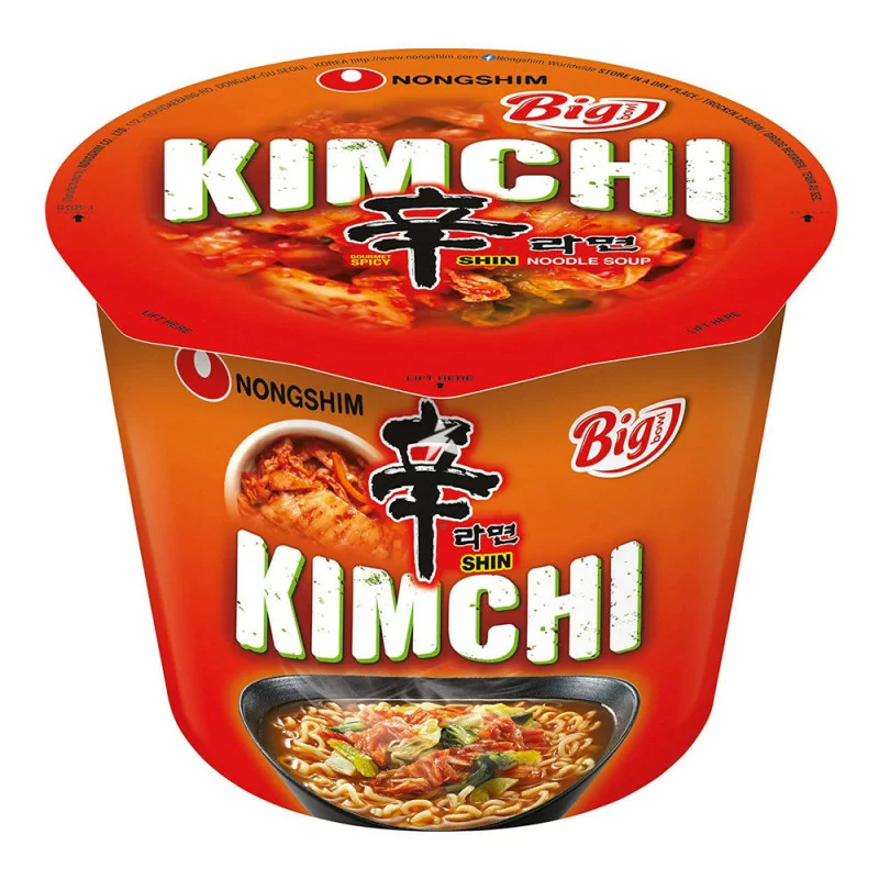 Big Bowl Shin Kimchi noodles 112g